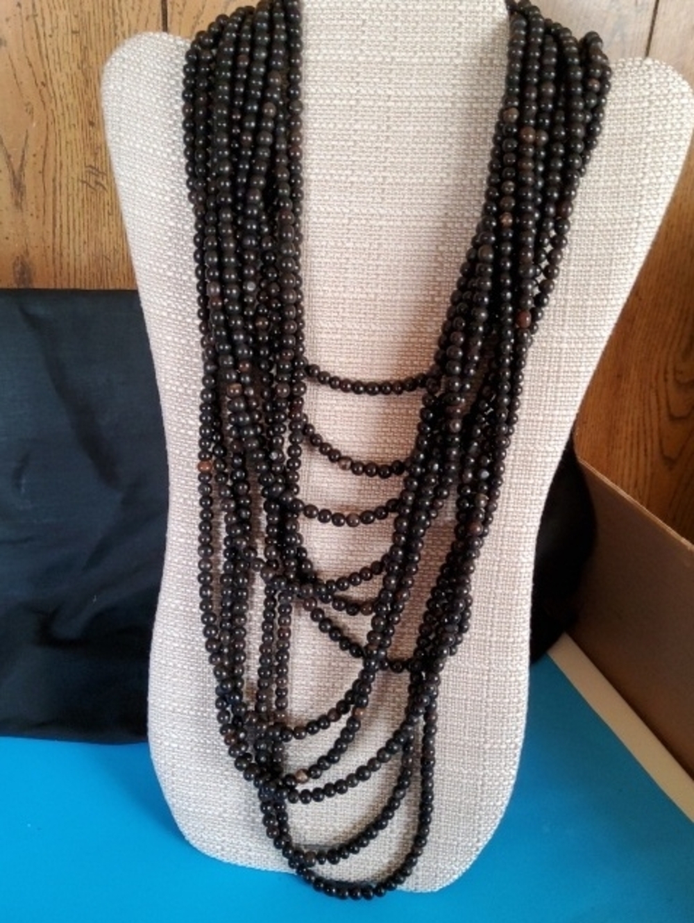 Vintage Gerda Lynggaard Monies Beaded Necklace.